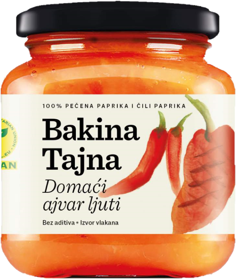 Ajvar 200g Bakina Tajna piquant - Granny's Secret